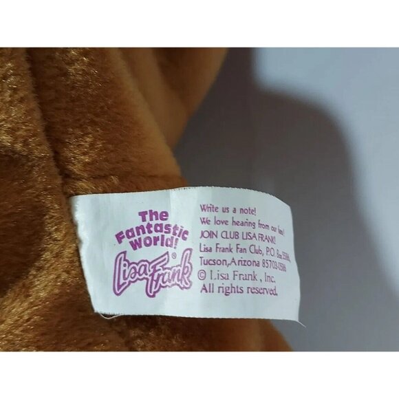 Lisa Frank Rainbow Chaser 22" Brown Horse Plush Vintage 1990's - Picture 7 of 13